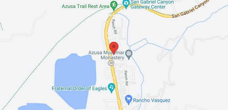 map of 1757 Crystal Canyon Drive Azusa, CA 91702